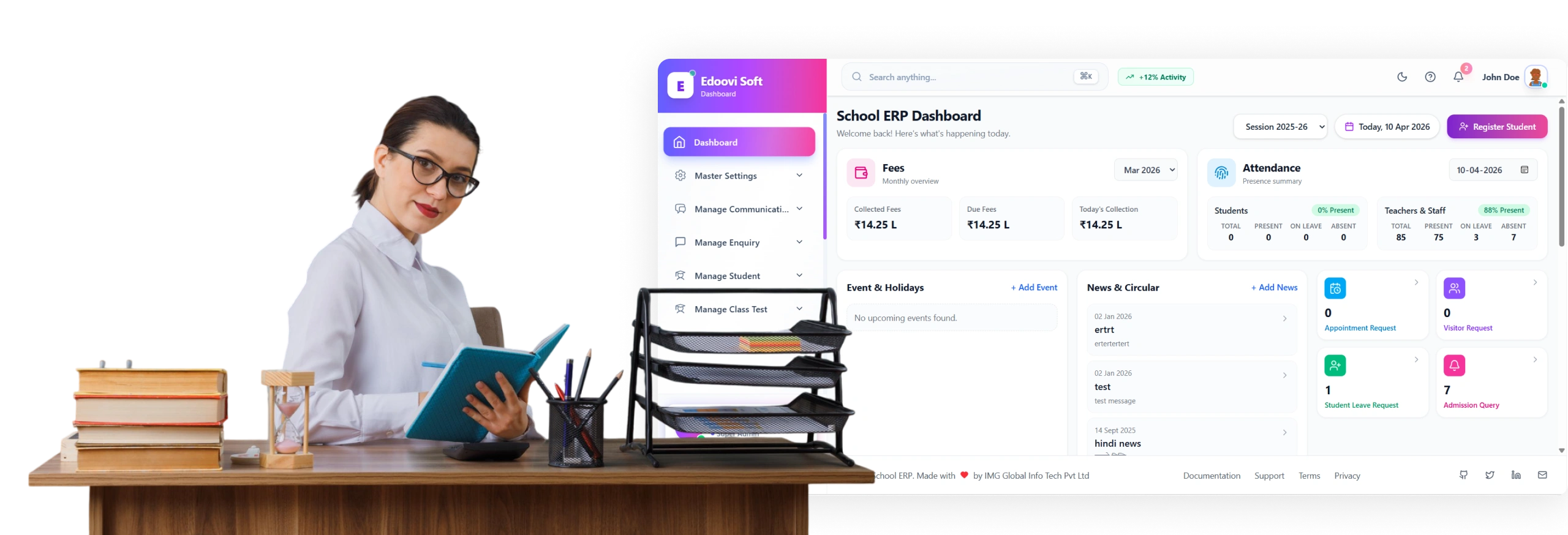 Manage the School Operations with The Cutting-Edge School ERP System